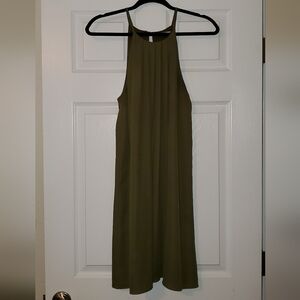 EVERLY High Neck Trapeze Dress Size Small
